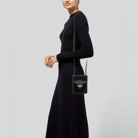 Isabel Marant Black Suede Mini Crossbody Bag - Picture 2 of 8